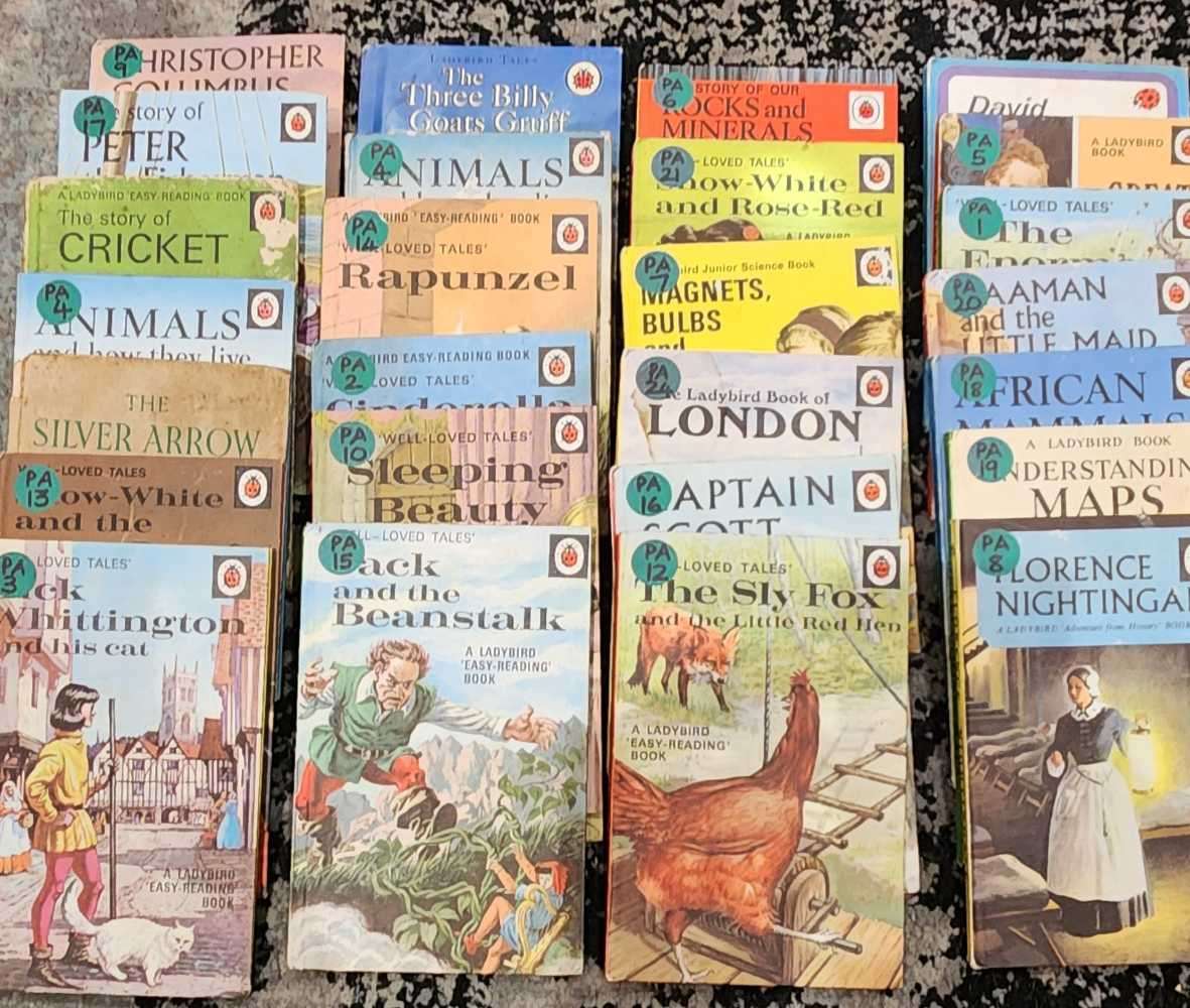 Vintage Ladybird Children's books  × 26 - Ex-library but mostly very neat