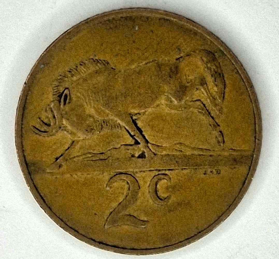 South Africa 1988 set on R1 50c 20c 10c 5c 2c 1c