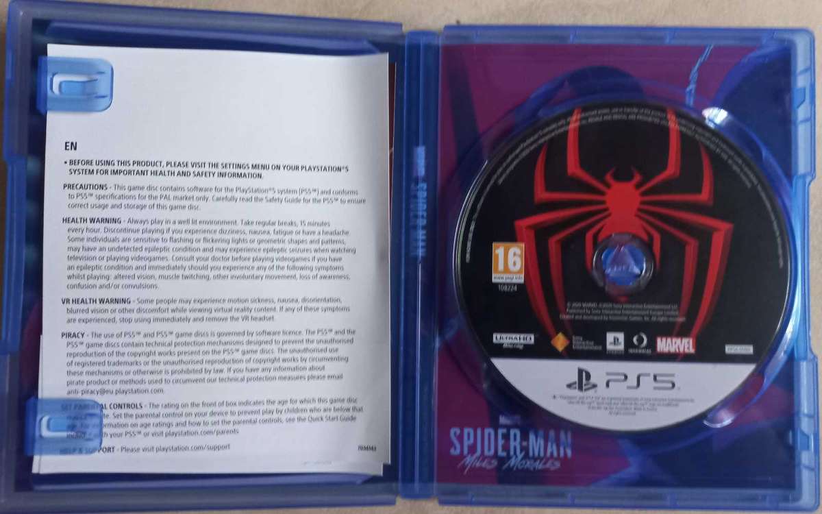 PLAYSTATION 5 - SPIDER-MAN Miles Morales INCLUDES Remastered