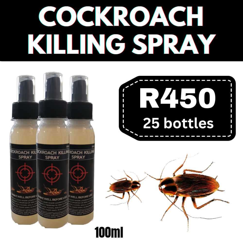 Cockroach Killing Spray - 25 bottles