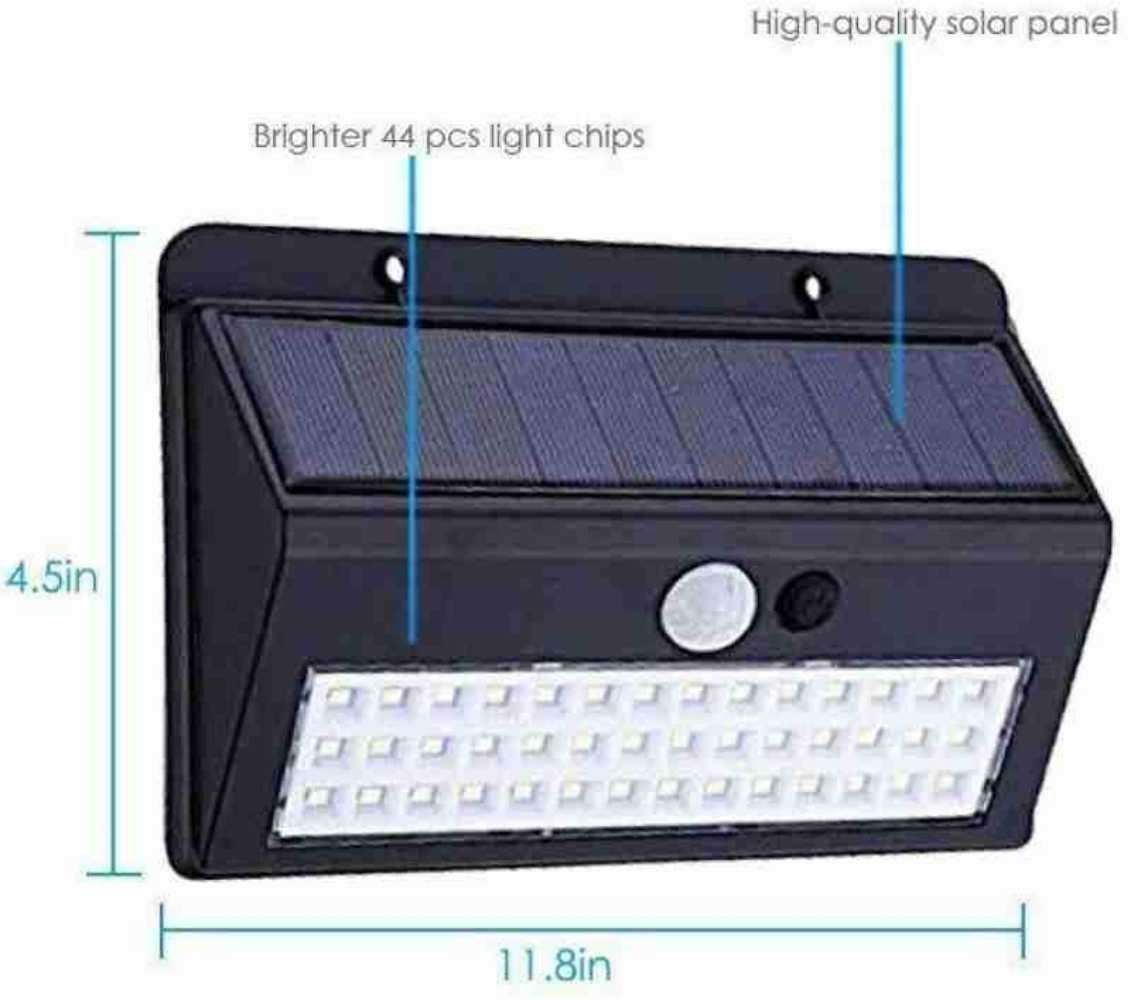Outdoor Solar 42 LED, Ultra High Brightness Lighting Motion Sensor Light