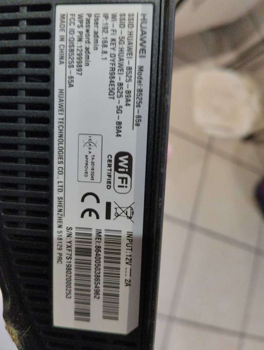 Huawei B525s 5g router