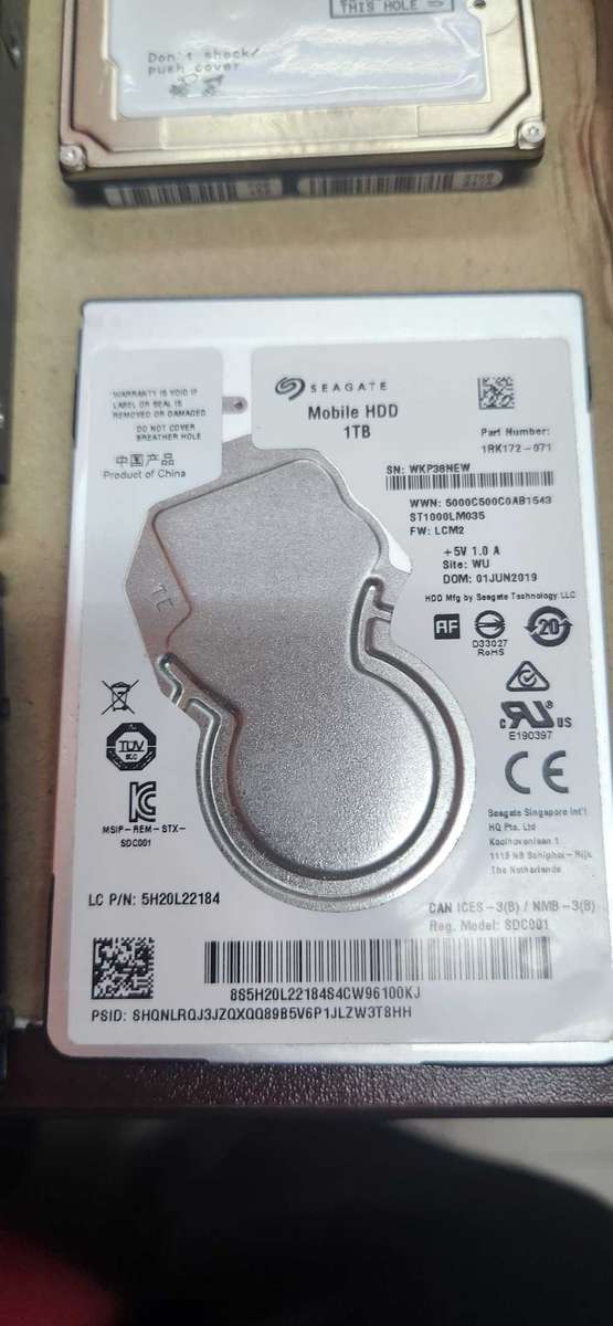 6 hard drives untested multiple sizes see pictures what you get