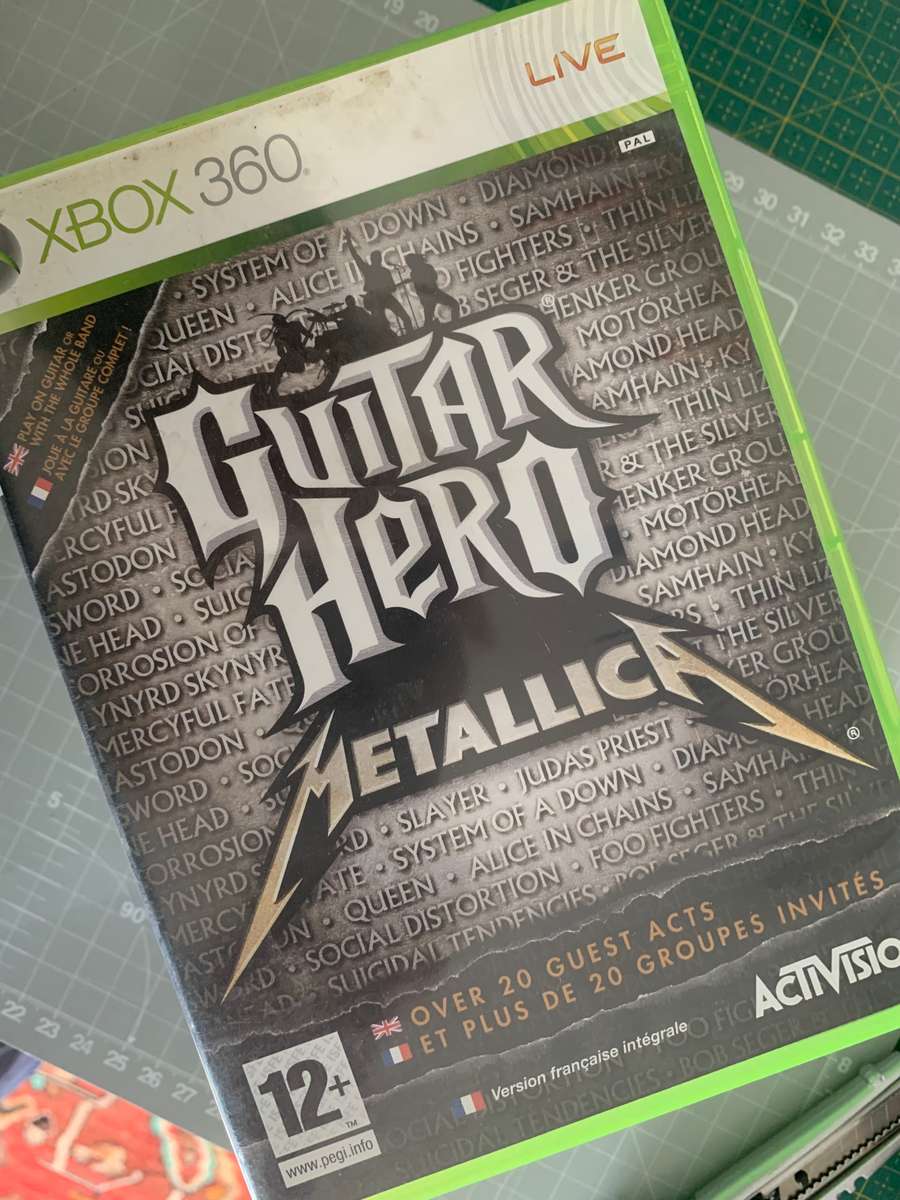 Guitar Hero Xbox 360 including Metallica