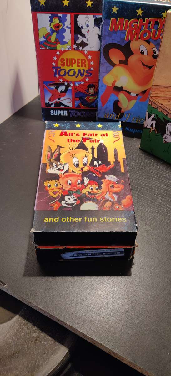 5 Vintage Cartoon VHS movies