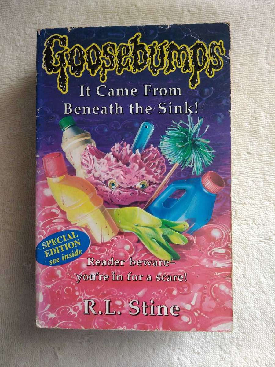 R. L. Stine Goosebumps it came from beneath the sink!