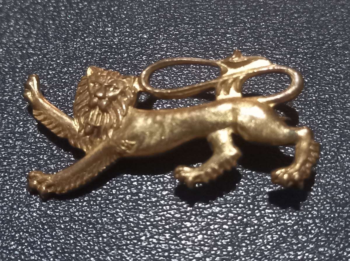 Vintage 1968 British Lions Rugby Tour Brass Pin