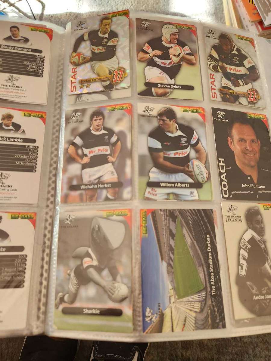 Rugby Collectors Cards - Big Ball - In Panini Binder - VAST SELECTION