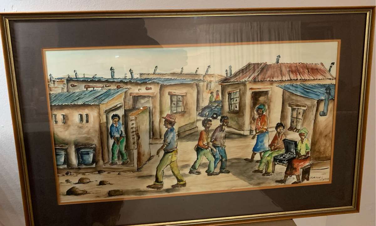 Mvemve Jiyane watercolour painting