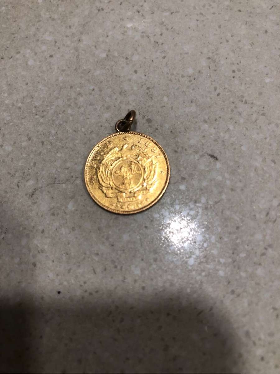 1/10th Kruger Pendant Gold