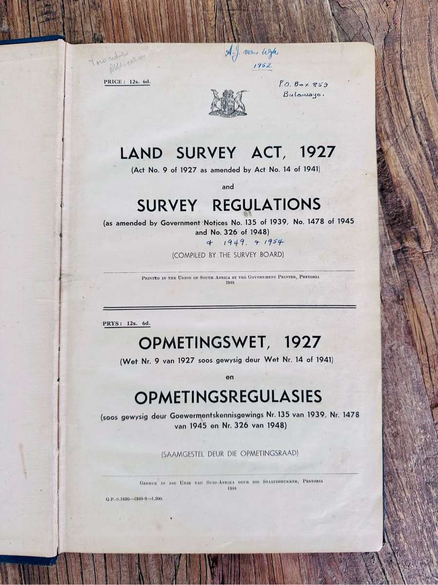 Vintage COOKE, TROUGHTON & SIMMS Precision Level (Dumpy) & Land Survey Act 1927