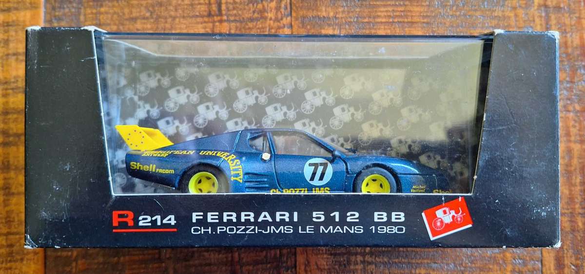 Set of 5 Brumm Le Mans Ferrari 512 Car Models