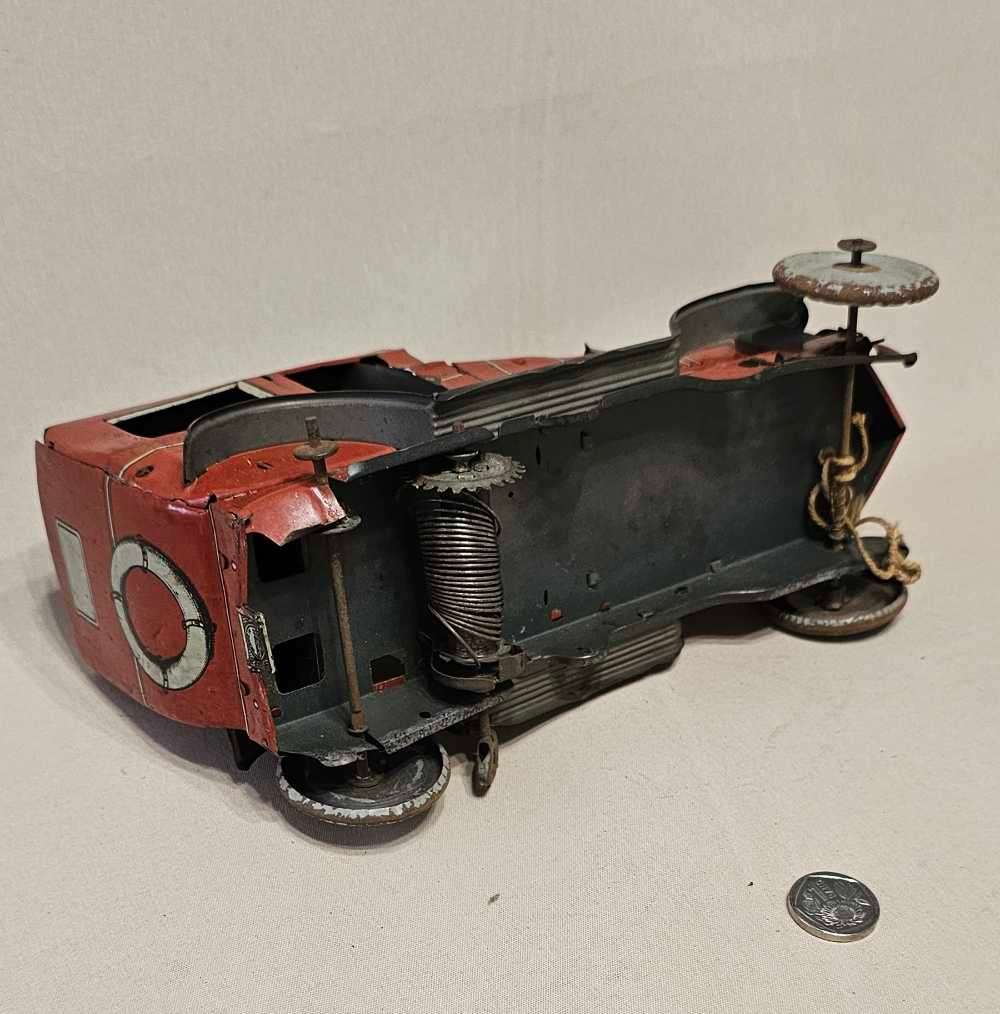 Vintage TIN PLATE Toy Car 1900's - VERY OLD