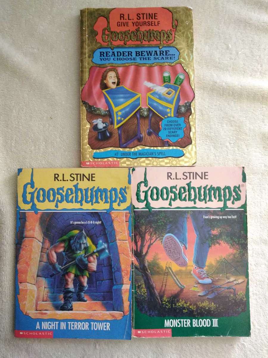 R. L. Stine Goosebumps x3