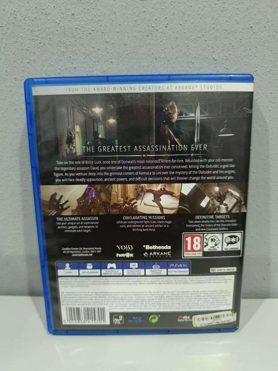 Dishonored - Death Of The Outsider - Ps4