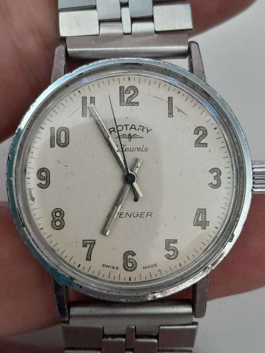 Rotary wind up watch