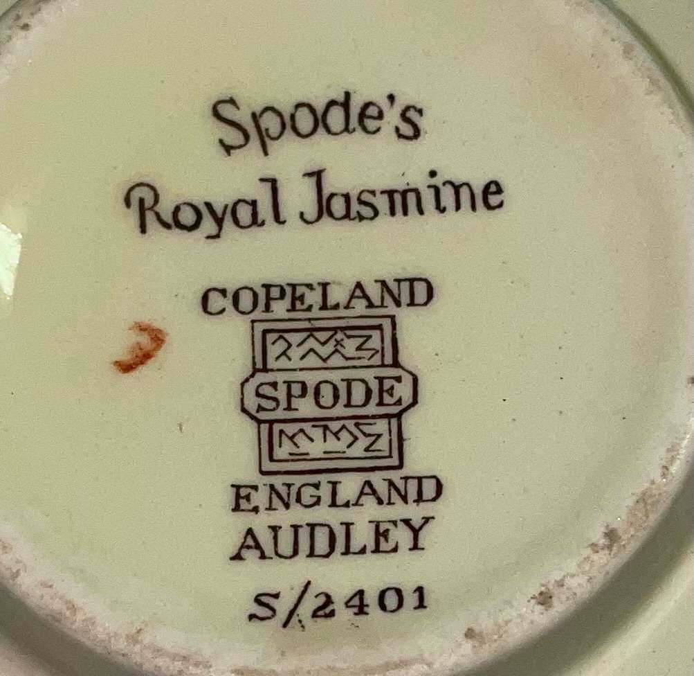 Vintage Sale - Copeland Spode Royal Jasmine Soup Coupe - Made in England