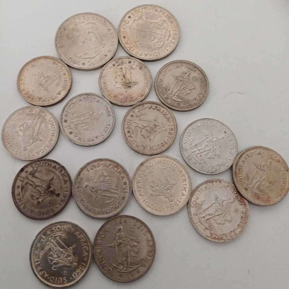 Nice lot of 1Sjillings 10Cents and 2x 20Cents 50% Silver nice fillers as a lot