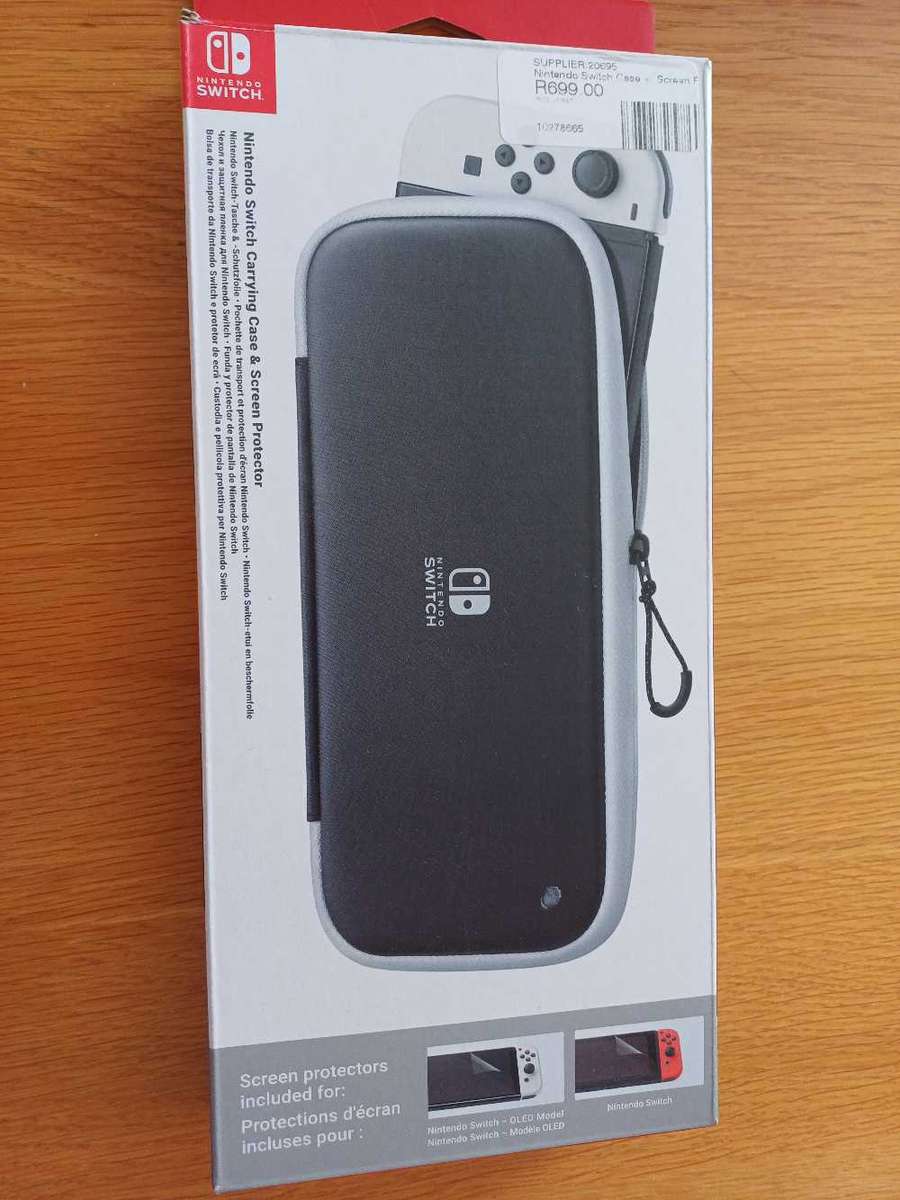 Nintendo Switch with accessories and games