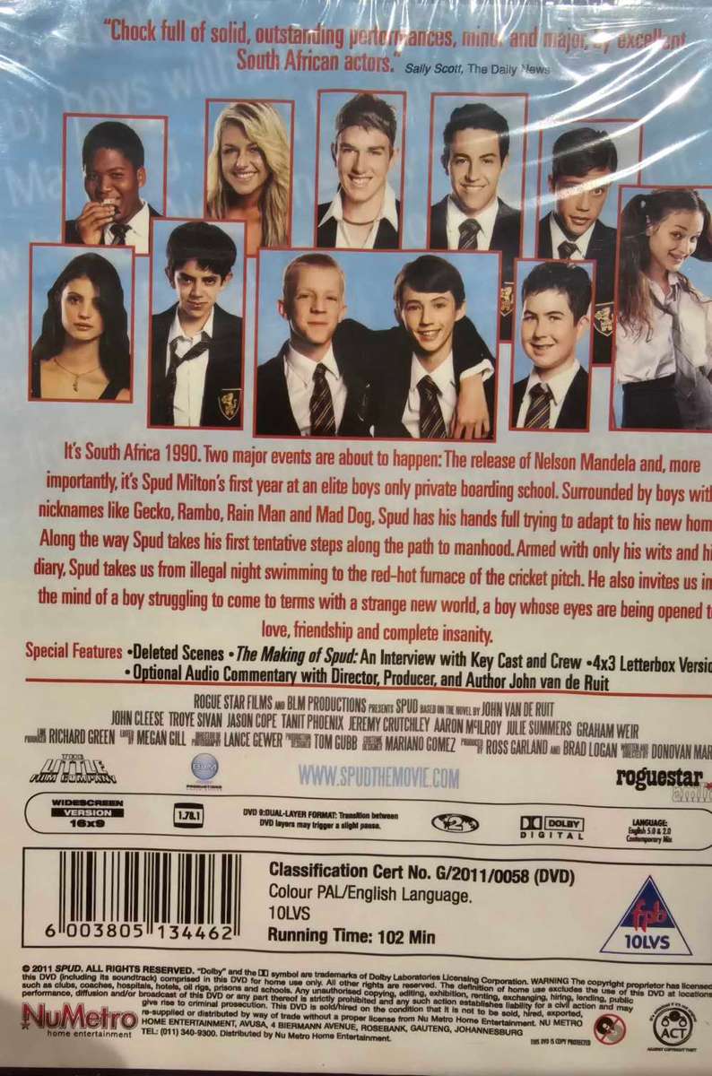 The Spud trilogy on DVD