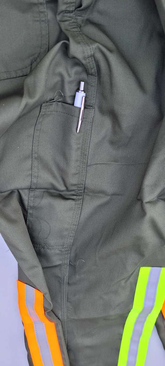 ACID REPELLENT BESLIN Ultra Reflective 2-Piece Work-Suit 87 Chest/77 Waist