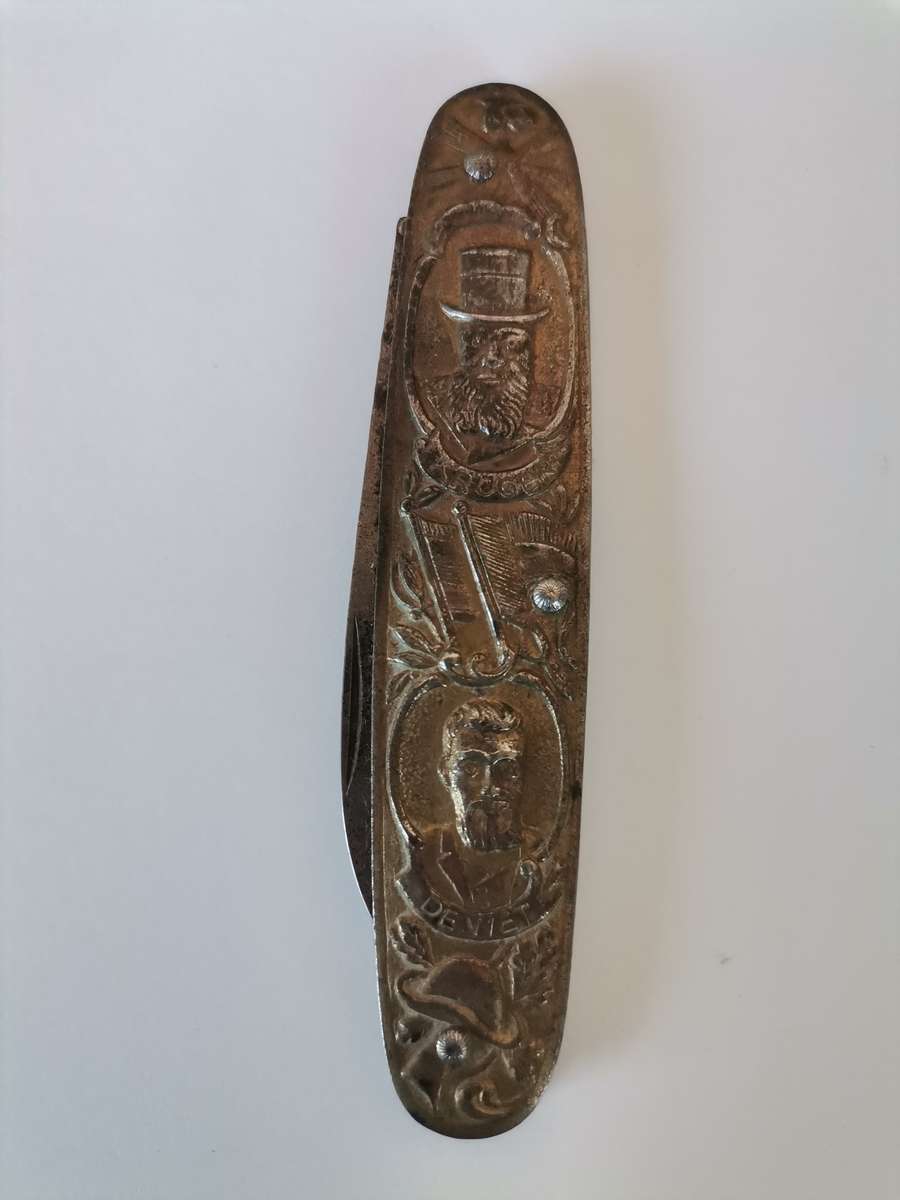 Antique Paul Kruger and General de Wet Pocket Knife