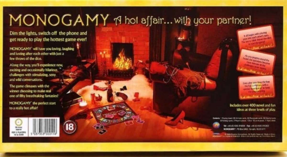 Monogamy a Hot Affair board game for Adults