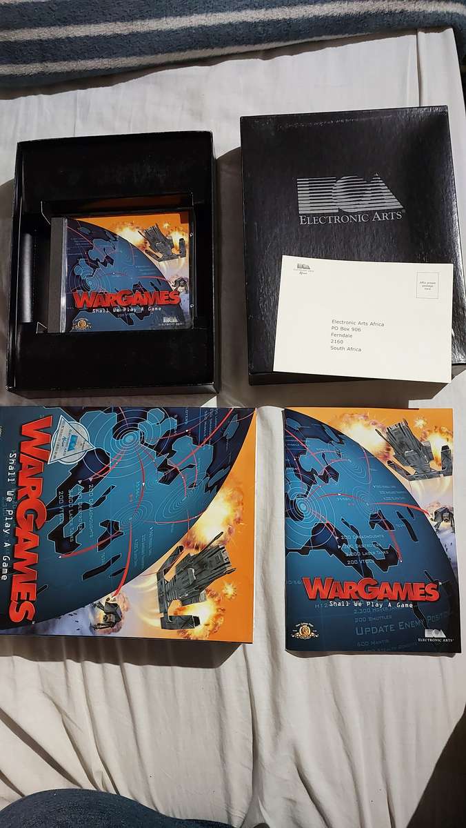 Wargames PC Big Box Game Vintage