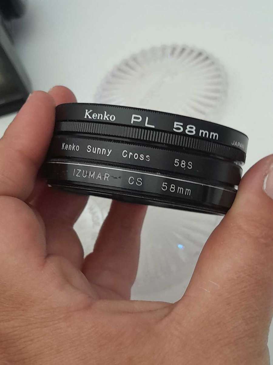 Vintage Canon FT camera + lots of accessories