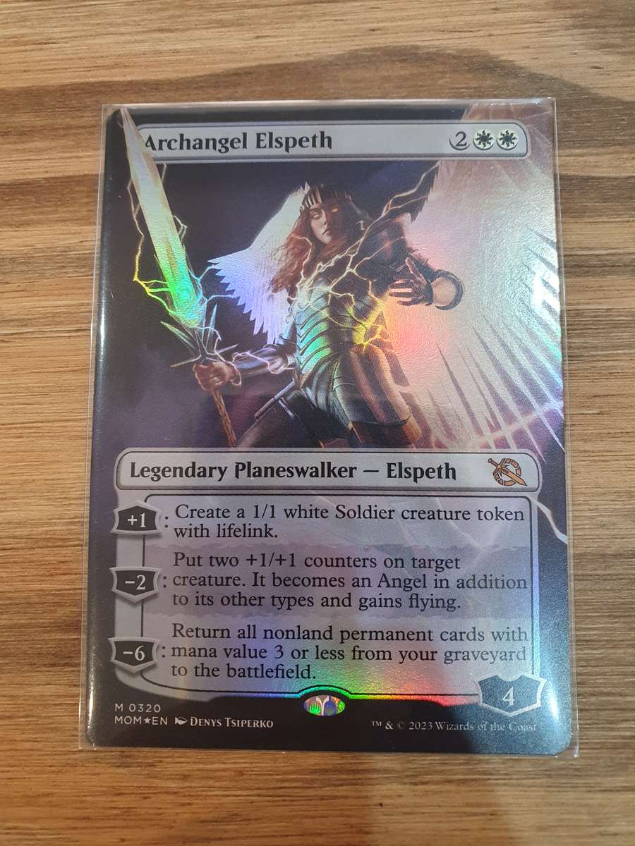 Magic the Gathering - MOM - Archangel Elspeth (Borderless Foil)