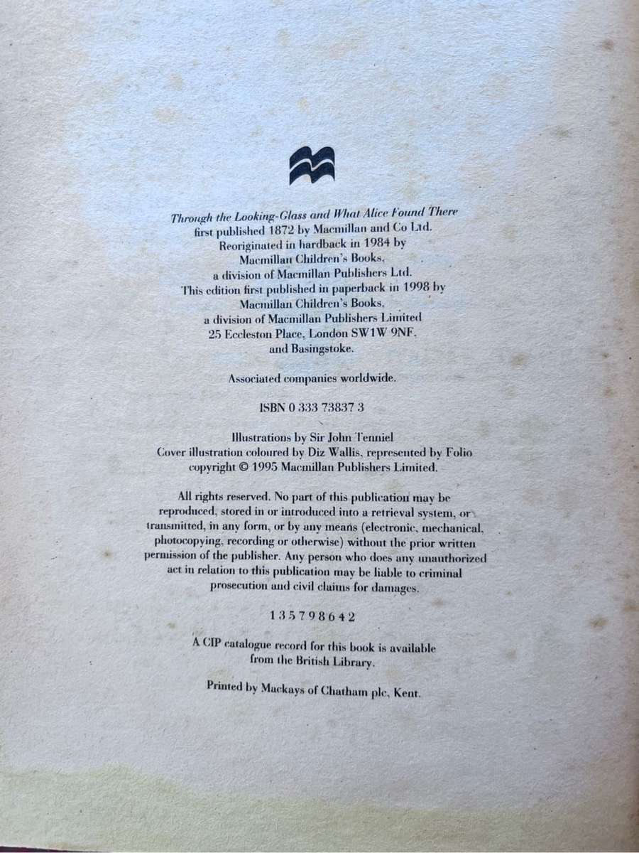 Through the looking-glass - Lewis Carroll (1998)