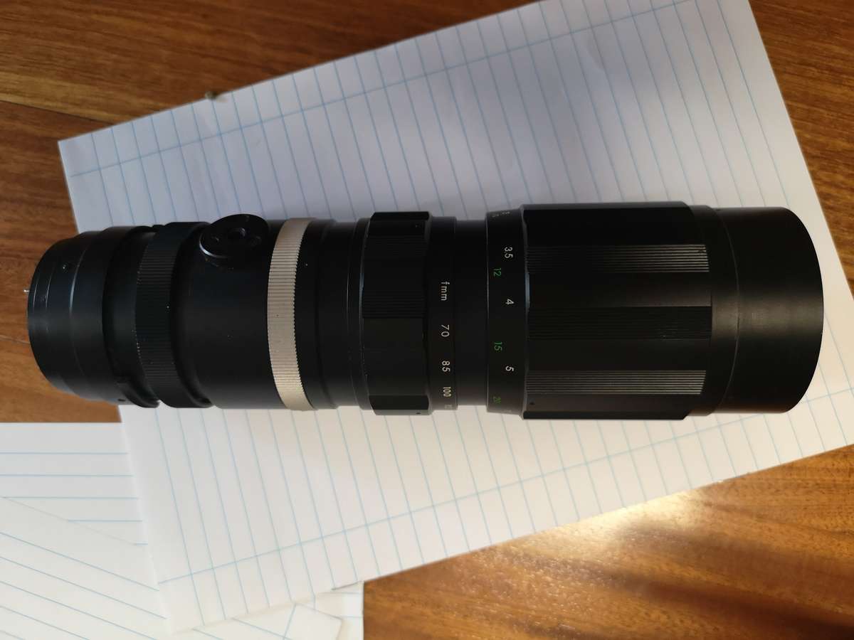 Pentax Spotmatic SP 1000 with Soligor 70-235mm f/4.5 lens