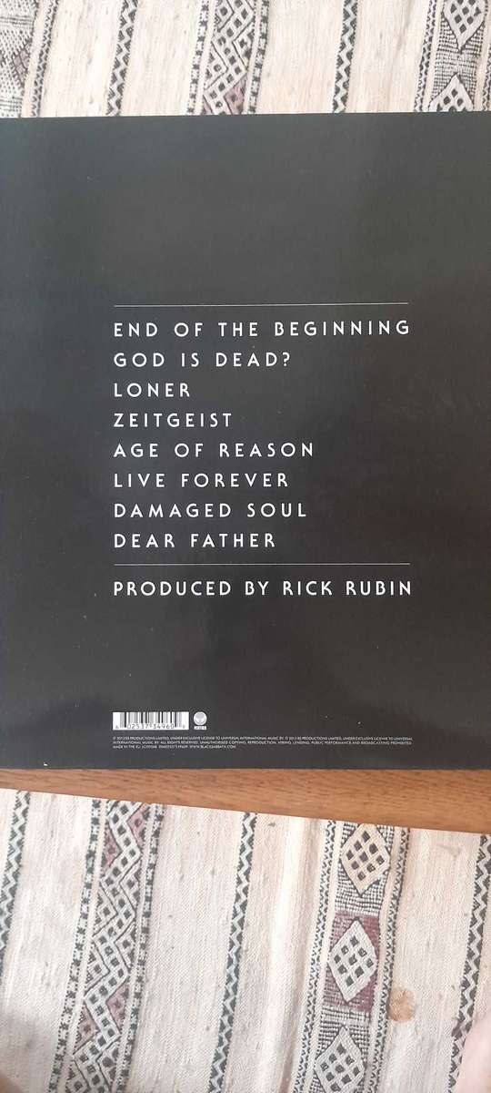 BLACK SABBATH DOUBLE LP