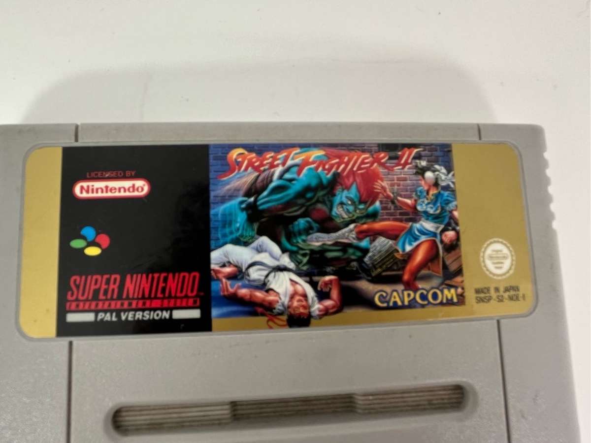 Super Nintendo Streetfighter 2 game
