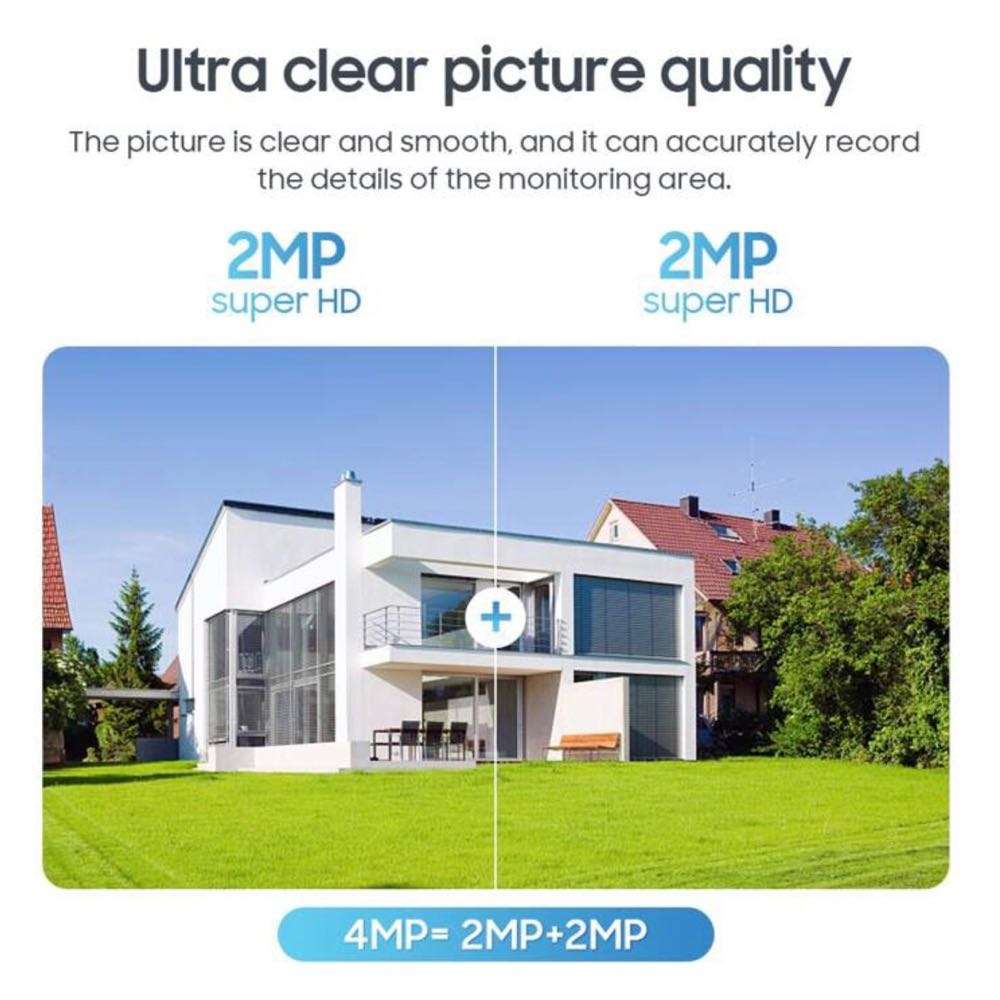 4MP WiFi Wireless PTZ Security Camera