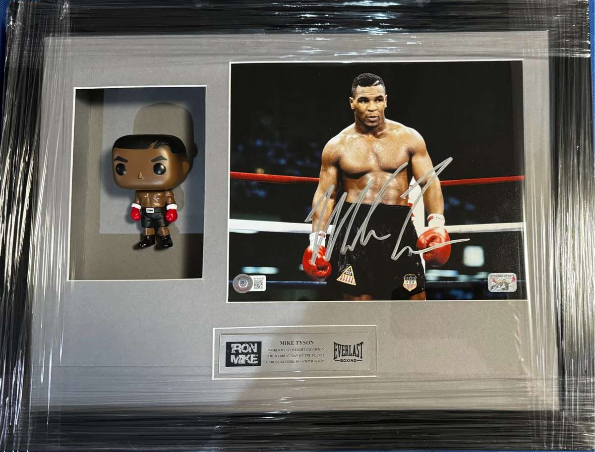 Boxing Frame Signed By Mike Tyson