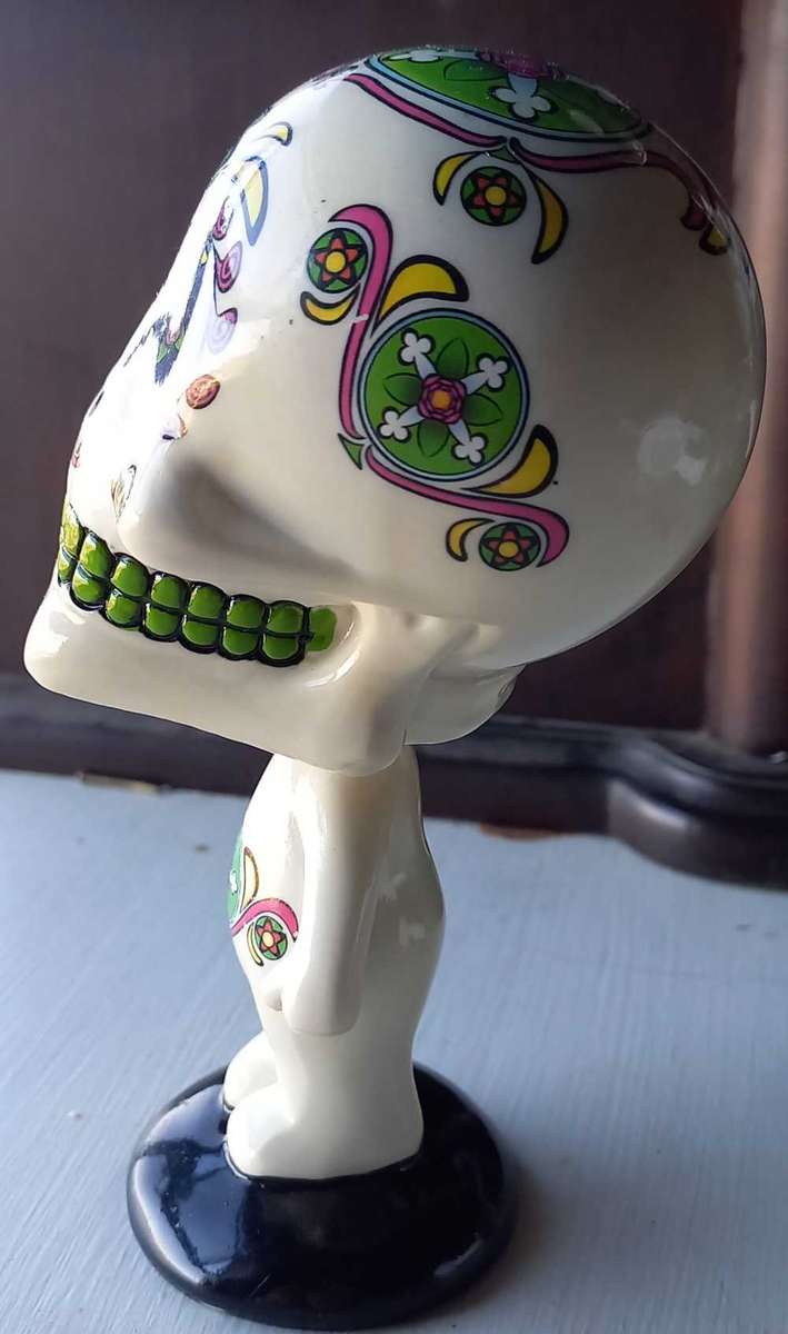 Sugar Skull Bobble Head