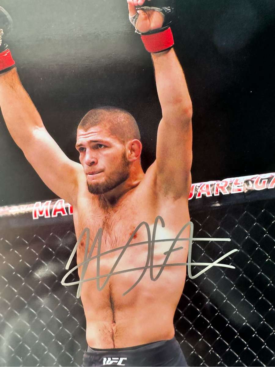 Authentic Autograph - Khabib Nurmagomedov - 100% Original