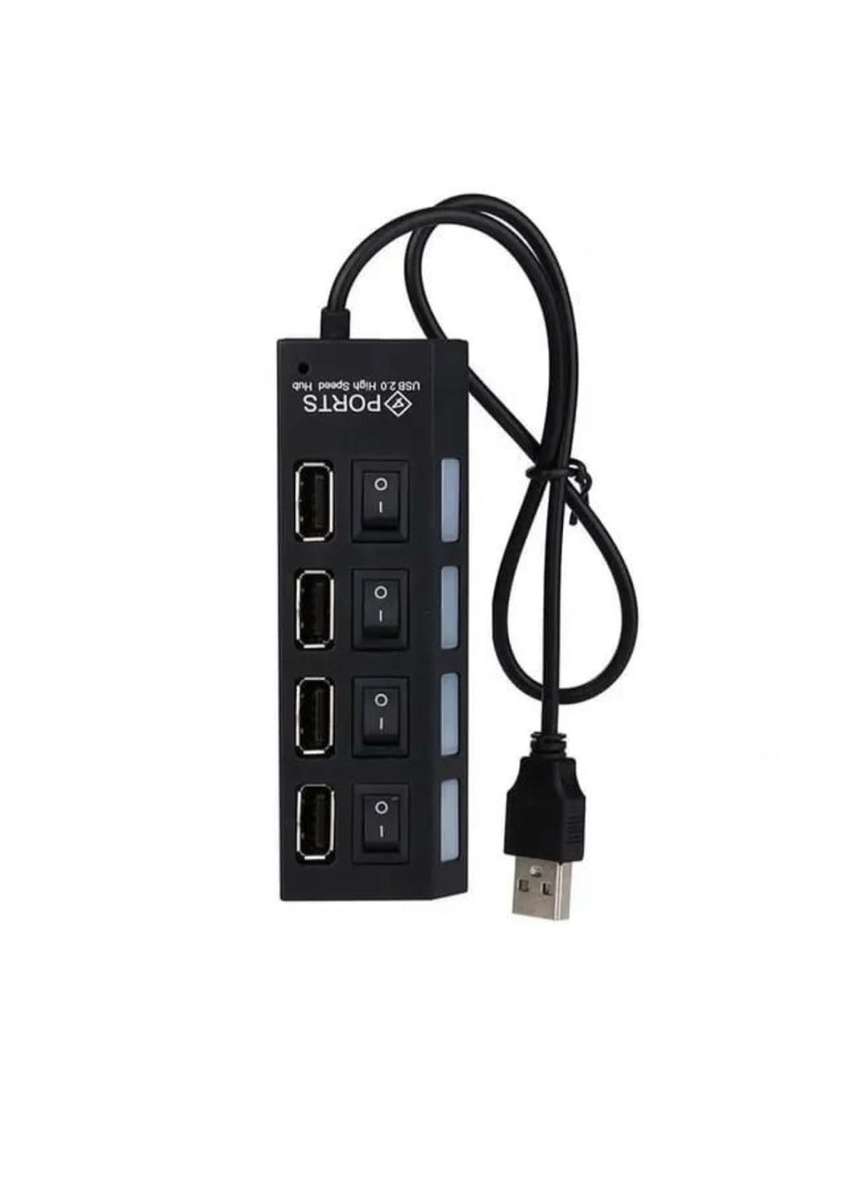 USB 2.0 HUB 4 USB ports with individual switches ***UNBOXED DEAL***