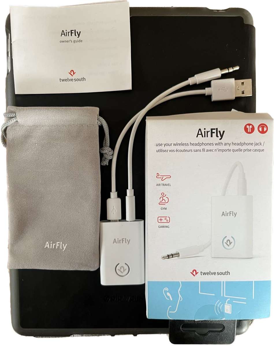 Airfly  For Bluetooth Earphones AirPods  - Adaptor Connector Bluetooth Transmitter