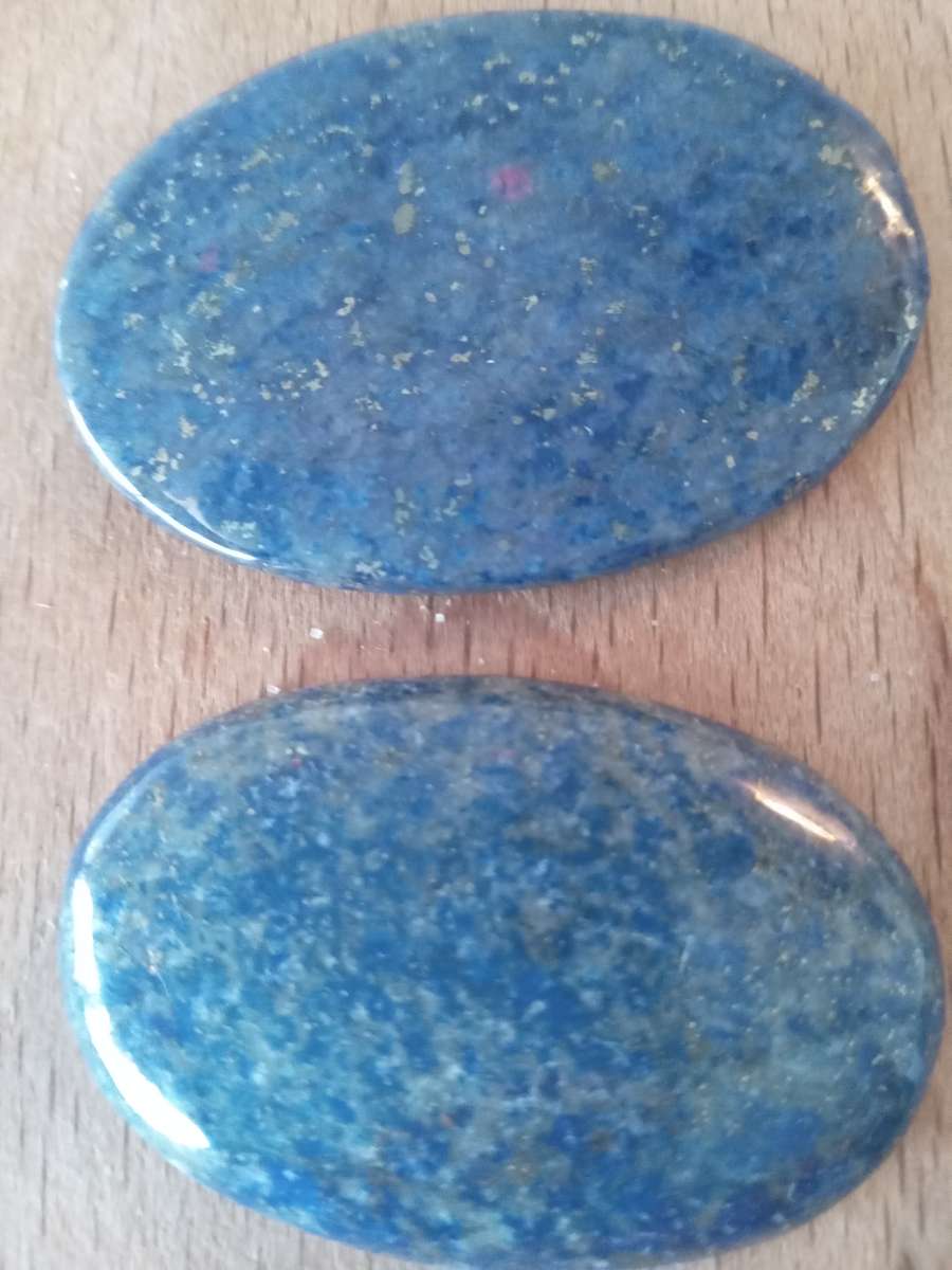 Two Large Genuine Lapis Lazuli Gemstones - (Bid per stone)
