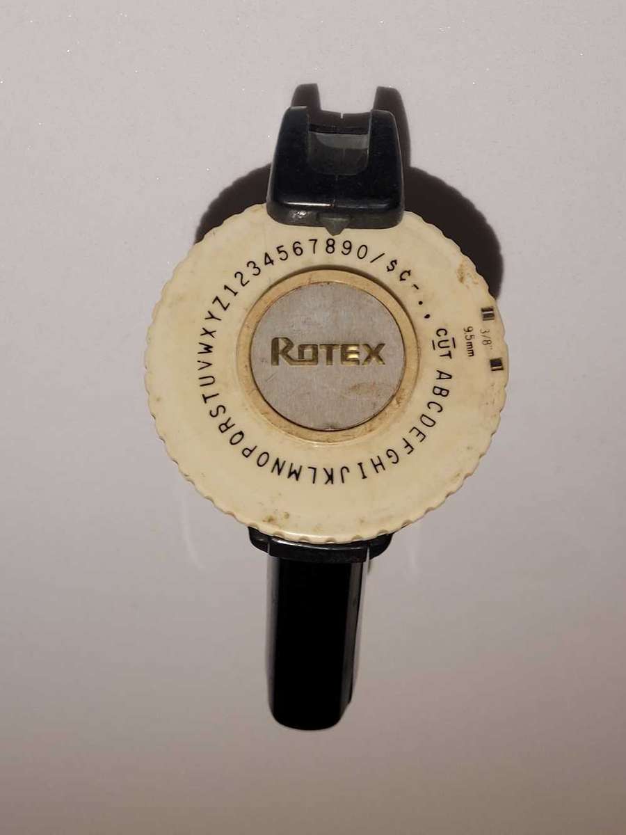 Rotex Label maker
