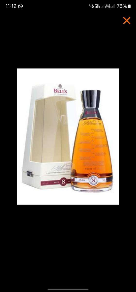Bells Millenium 2000 whisky