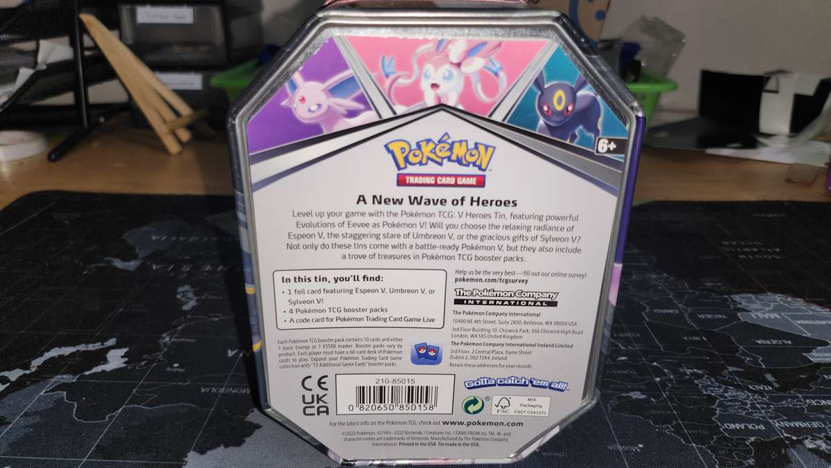 Auction- original pokemon cards and tin