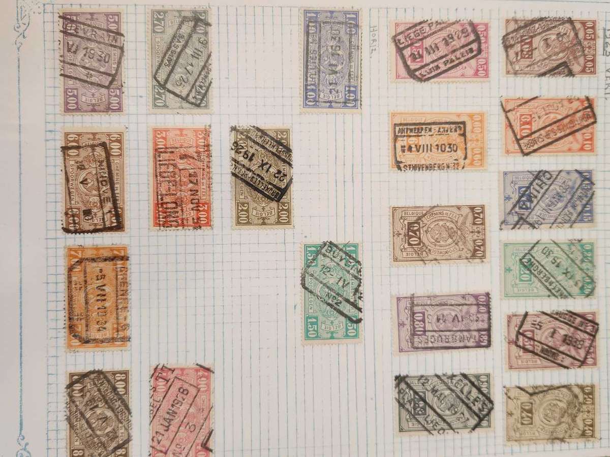 Belgium - vast Selection on album pages (1850 to more modern)