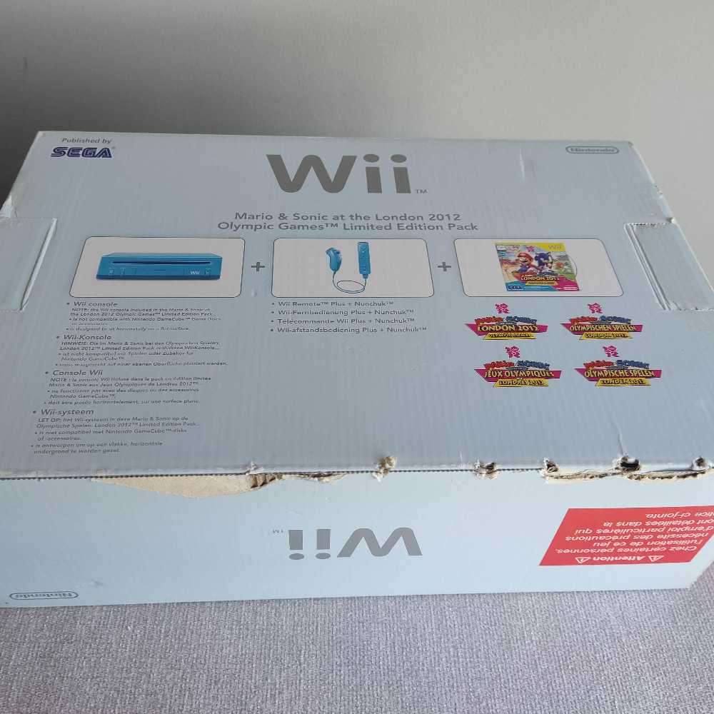 Nintendo Wii console Mario and Sonic at the London 2012 Olympic Games +box