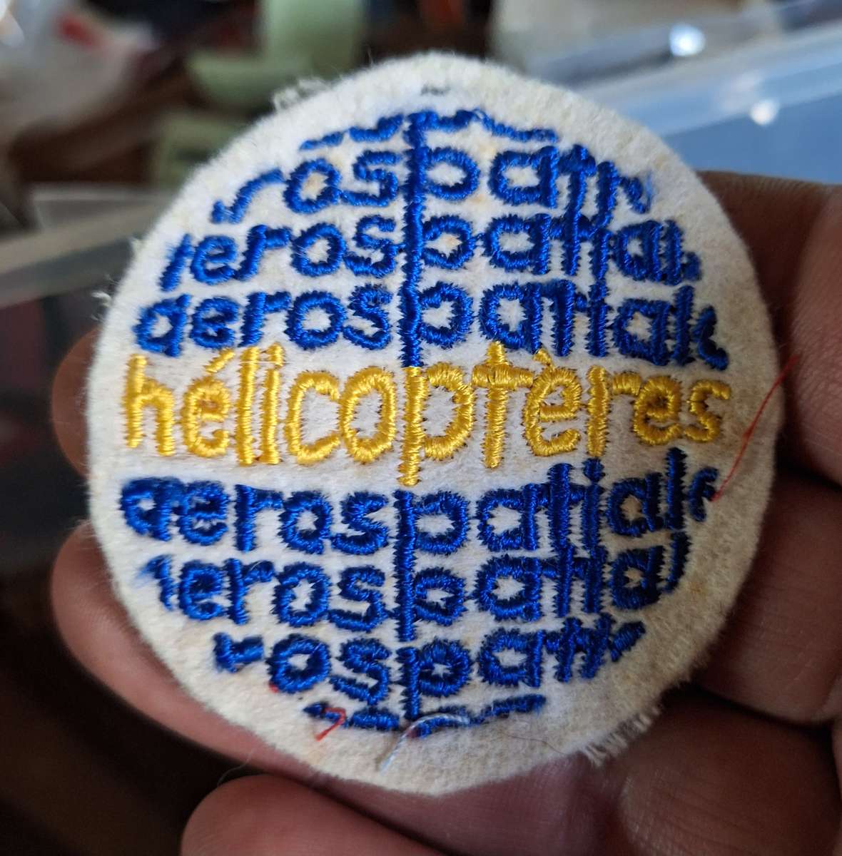 Aerospatiale Helicopter manufacturers company patch puma Helicopter