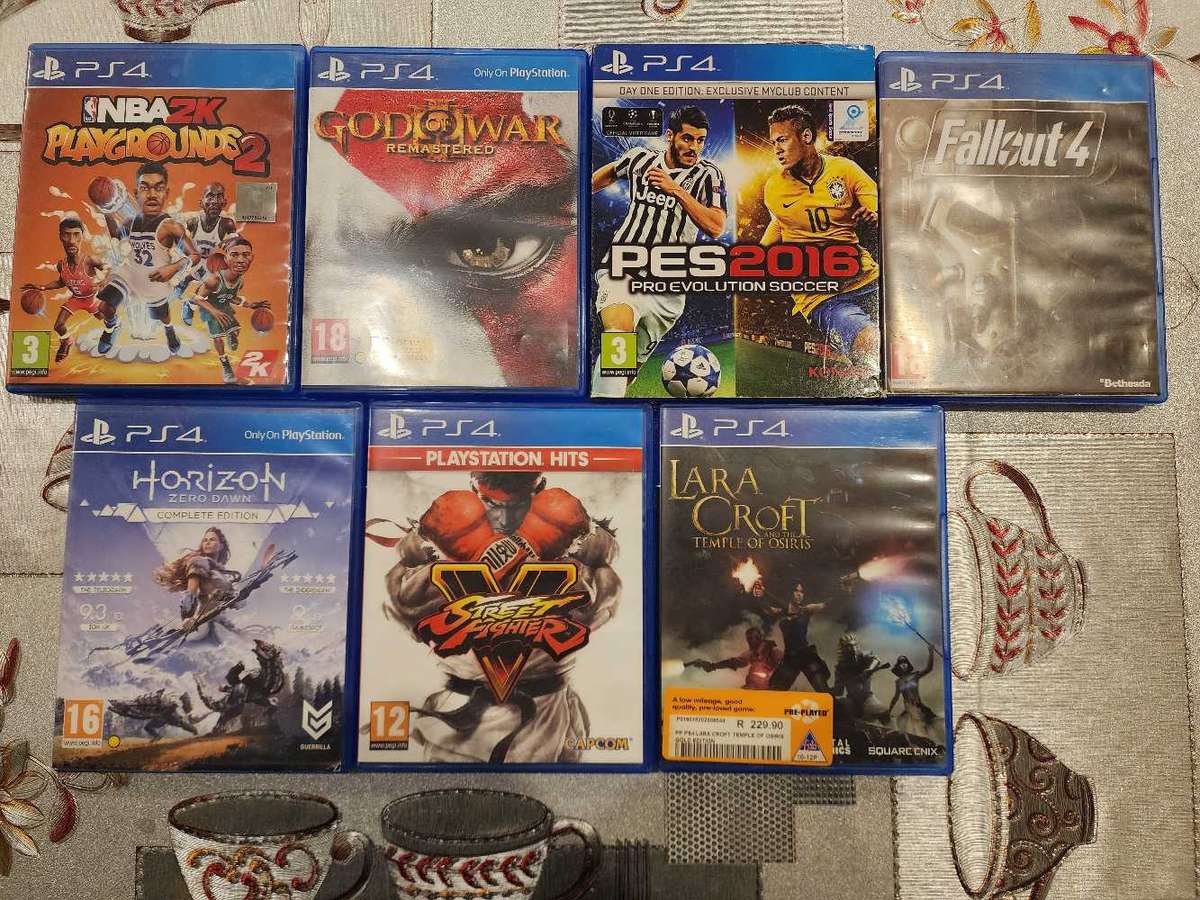 PS4 1TB Slimline, 7 Games, No Control