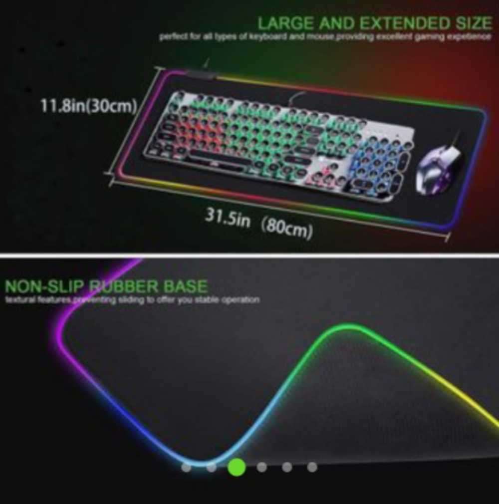 Gaming mouse pad