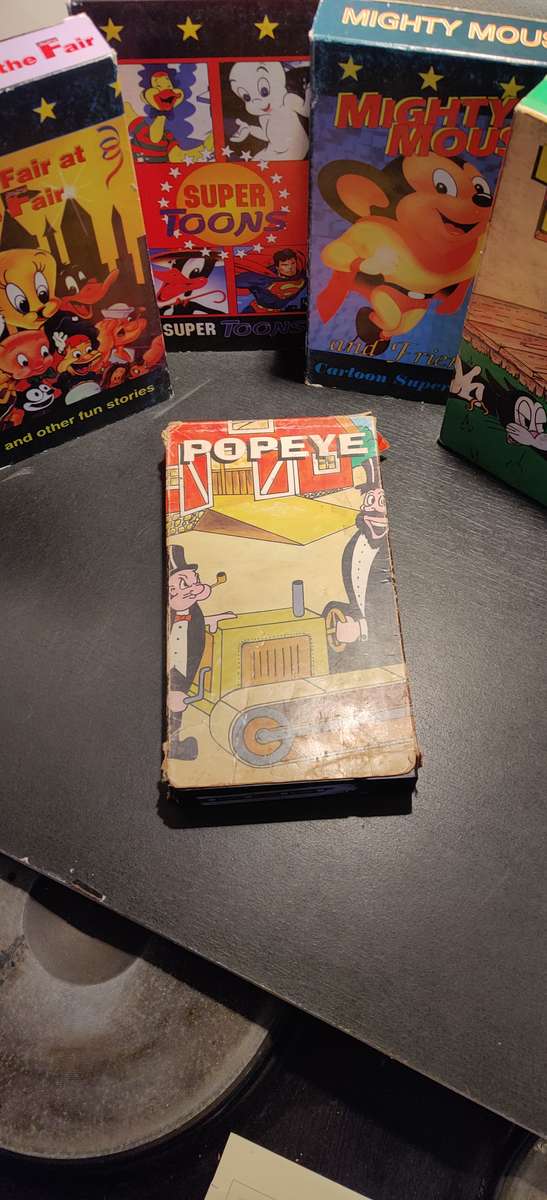 5 Vintage Cartoon VHS movies